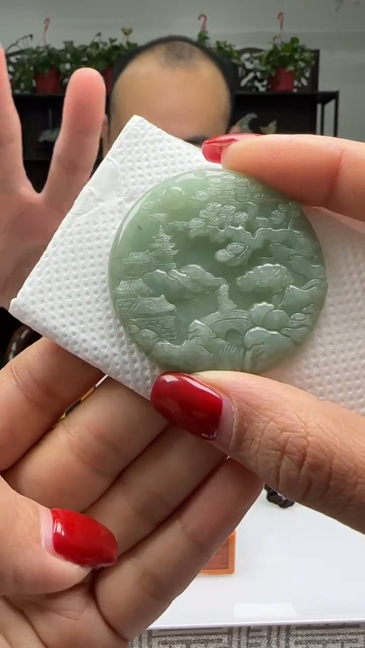 【闪购商品】翡翠颈饰未镶嵌天然翡翠A货吊坠