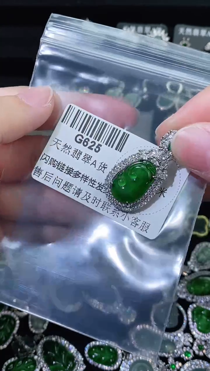 翡翠未镶嵌颈饰精美翡翠-多样性只发一件G625