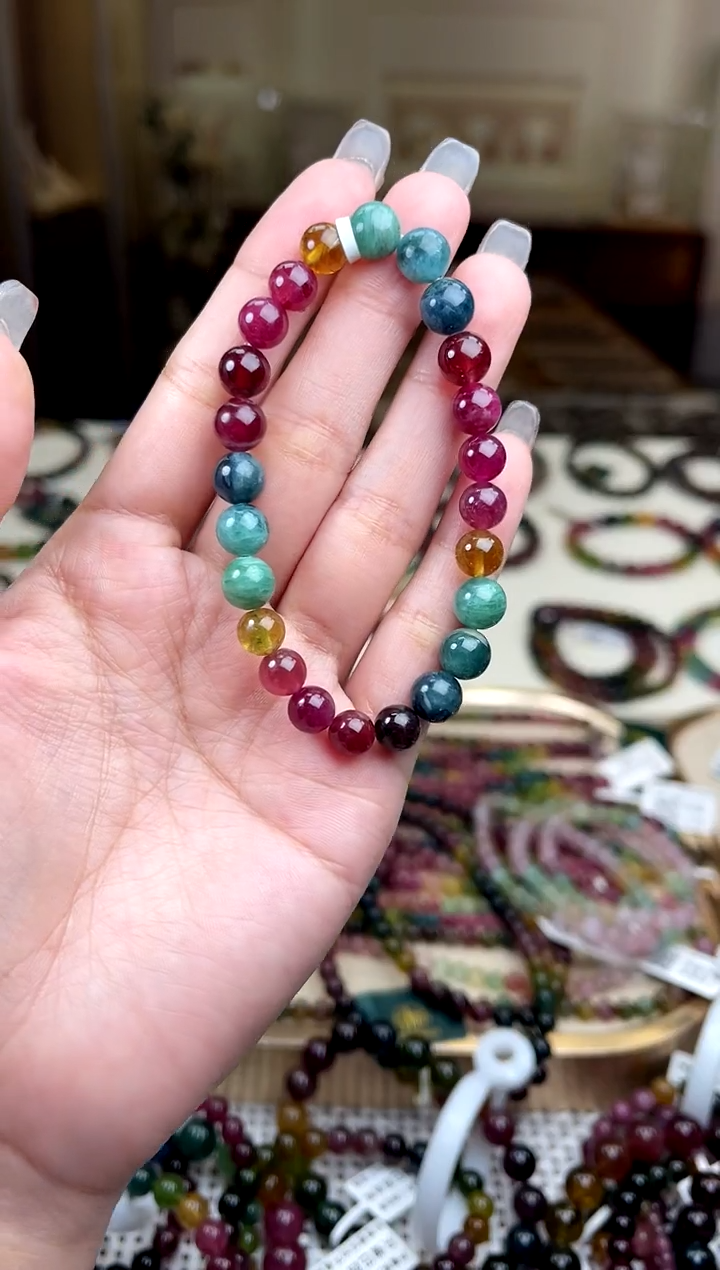 【闪购商品】碧玺/未镶嵌7mm+碧玺单圈多样性发货