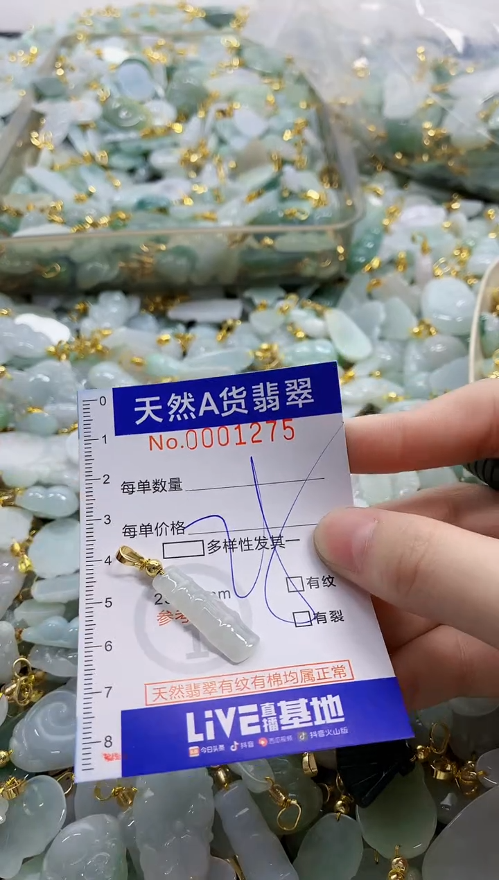 颈饰未镶嵌翡翠天然A货翡翠