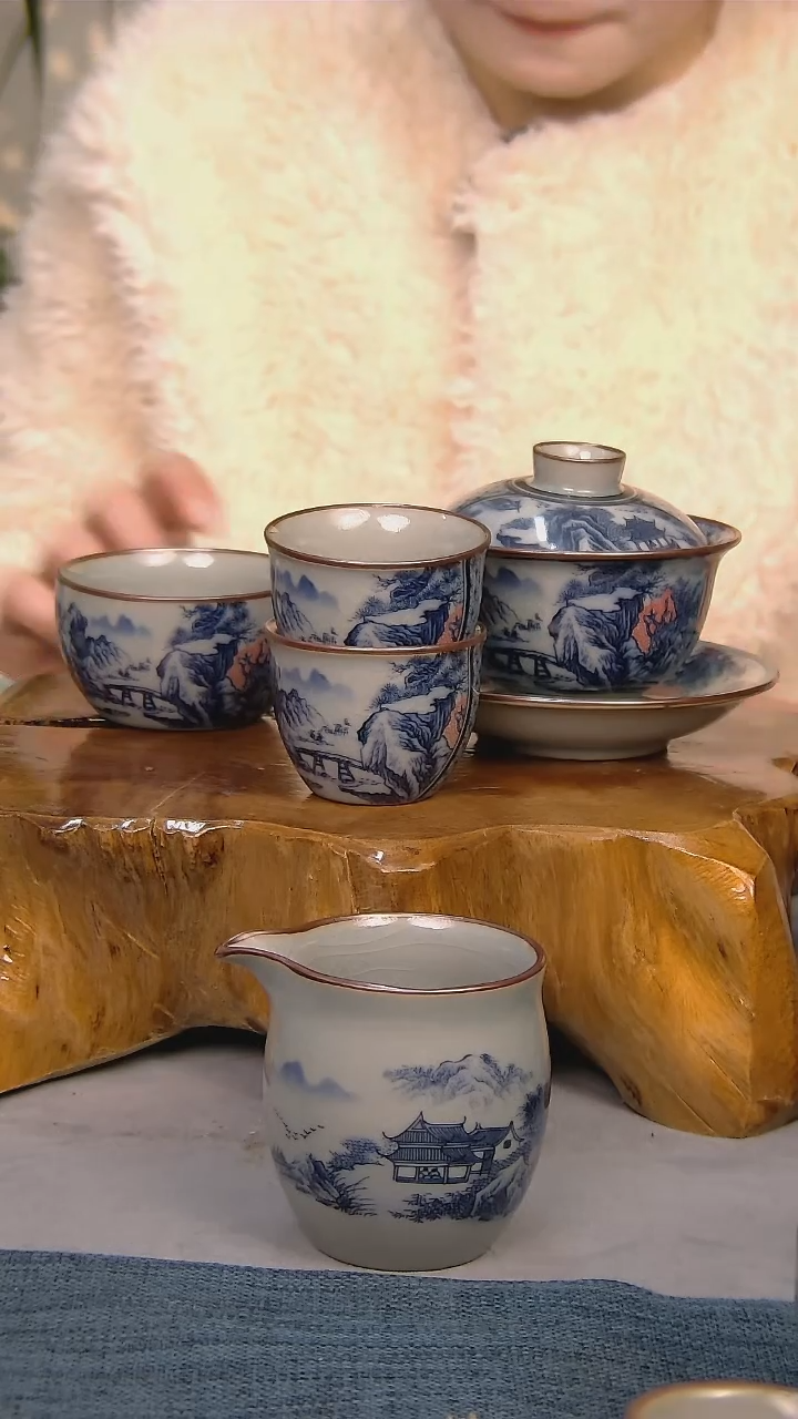 【闪购商品】简装家用款5件套 陶瓷家用茶具系列