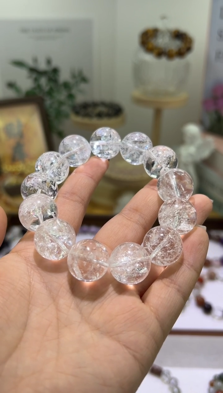 吊坠(赠链)未镶嵌水晶石光晶工白阿塞17mm