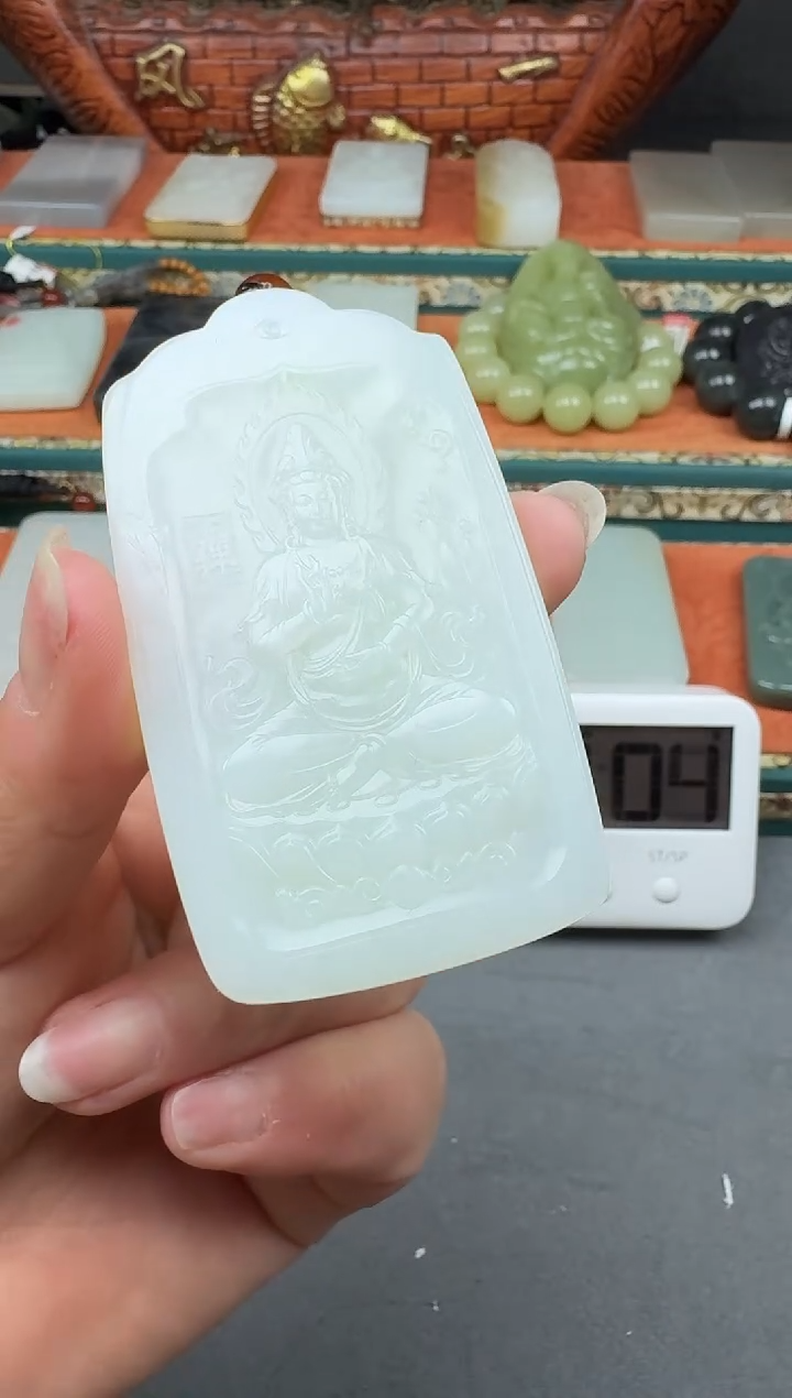 和田玉未镶嵌颈饰4