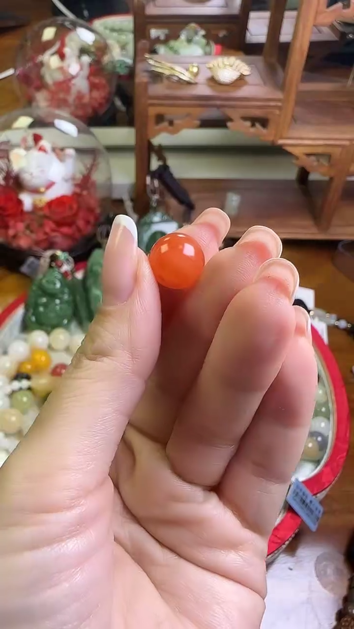 未镶嵌单珠南红玛瑙ZJ1207-8
