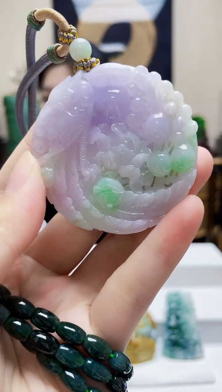 未镶嵌定制翡翠吊坠242