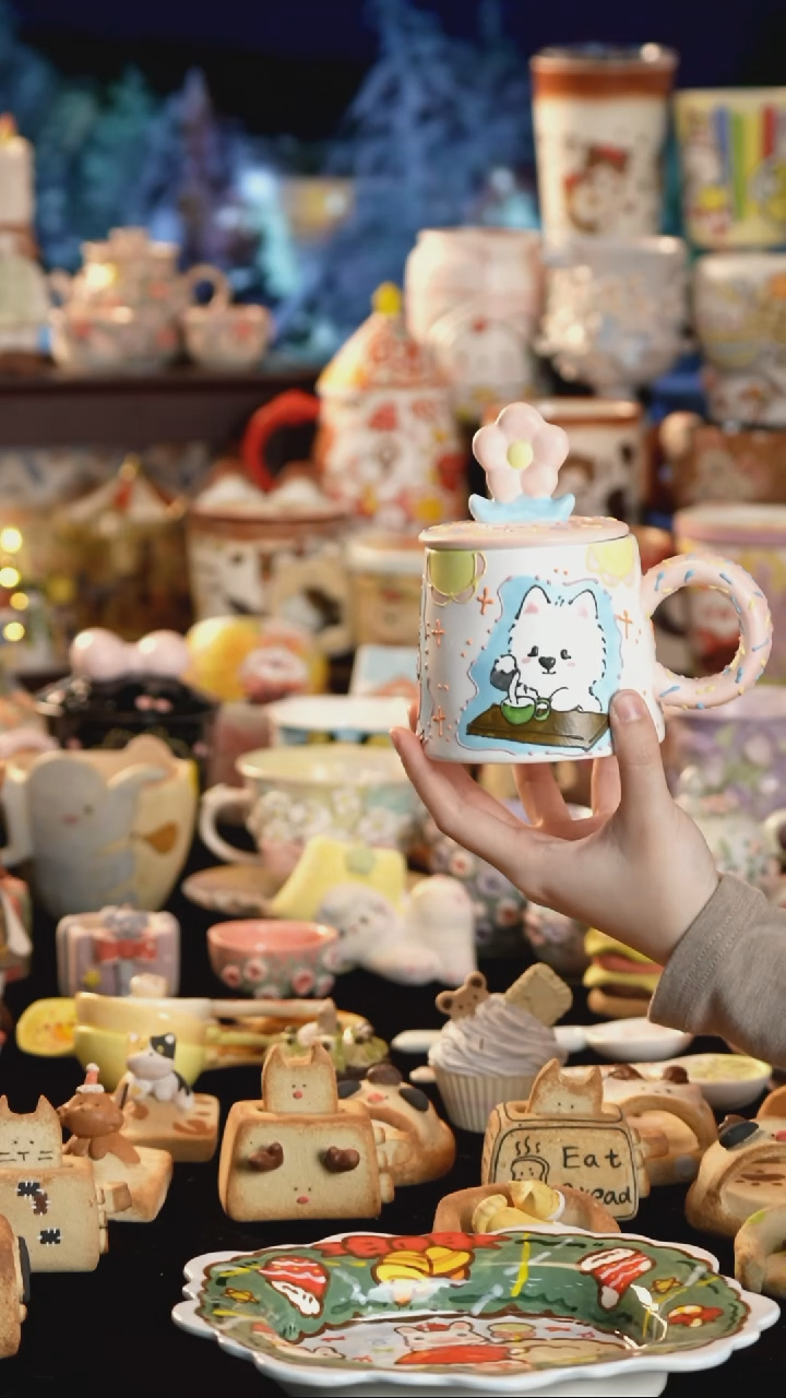 其他陶景德镇釉下彩手绘设计师款陶瓷