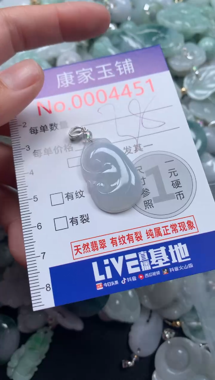 颈饰未镶嵌翡翠4451