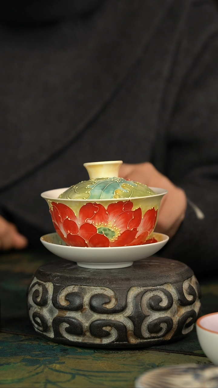 【闪购商品】初六好物分享@@法华彩盖碗