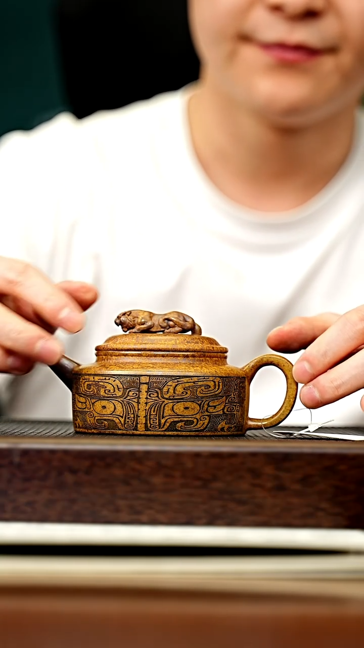 茶壶紫砂宜兴原矿 手工 紫砂壶容量200CC