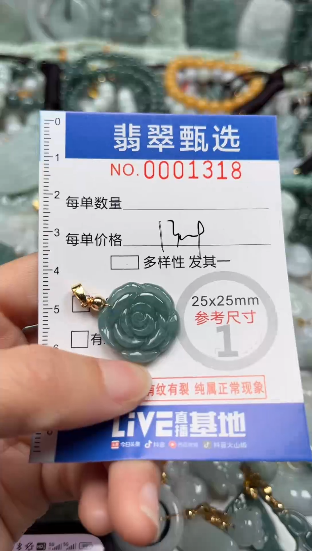 【闪购商品】翡翠颈饰未镶嵌00..1318