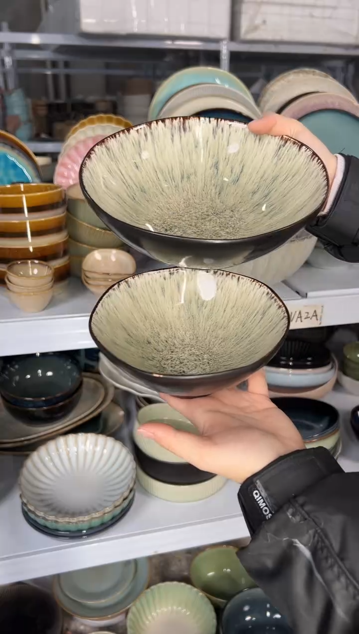 陶瓷外贸尾货瑕疵满20包邮X1大1小