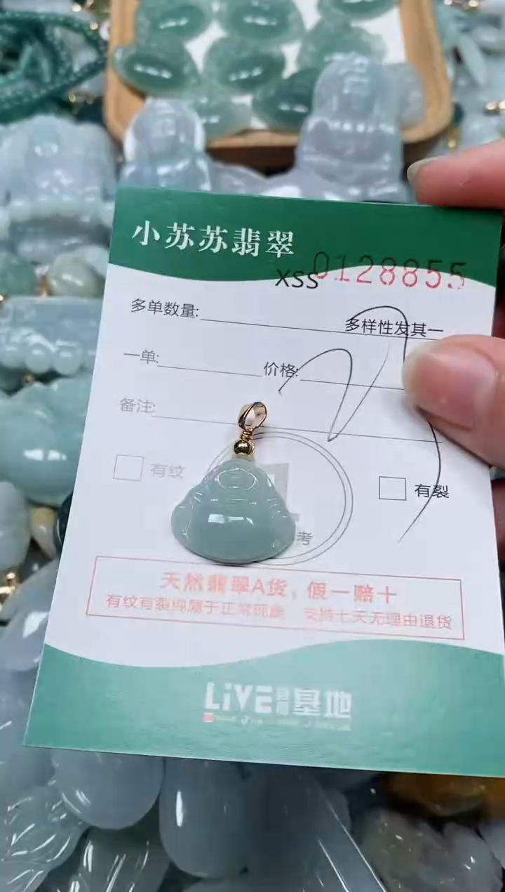 【闪购商品】翡翠颈饰未镶嵌闪购商品0128855