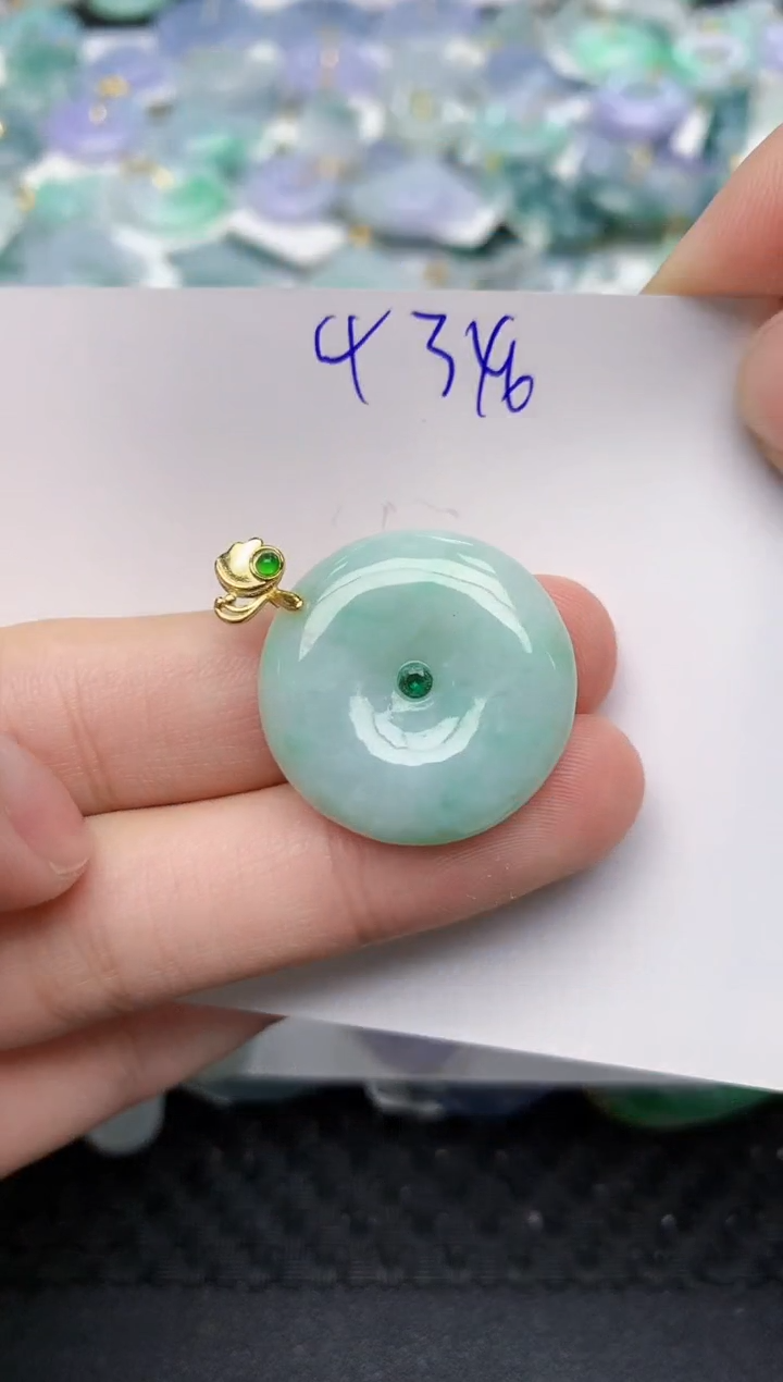 颈饰未镶嵌翡翠天然缅甸A货翡翠百元以上9元证书费自理