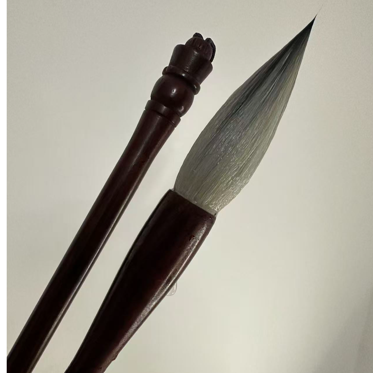 （令狐加大）出锋6口径1.45偏软弹型纯毛行草对联大字作品专用毛笔