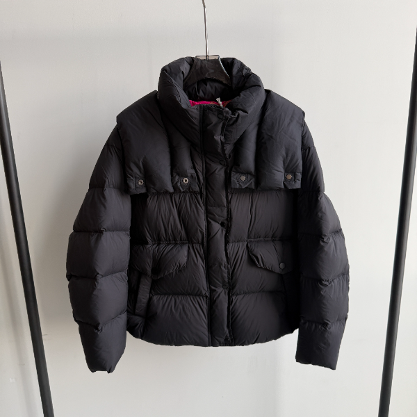 【NINI ICON商场同款清仓】冬季黑色短款羽绒服19115
