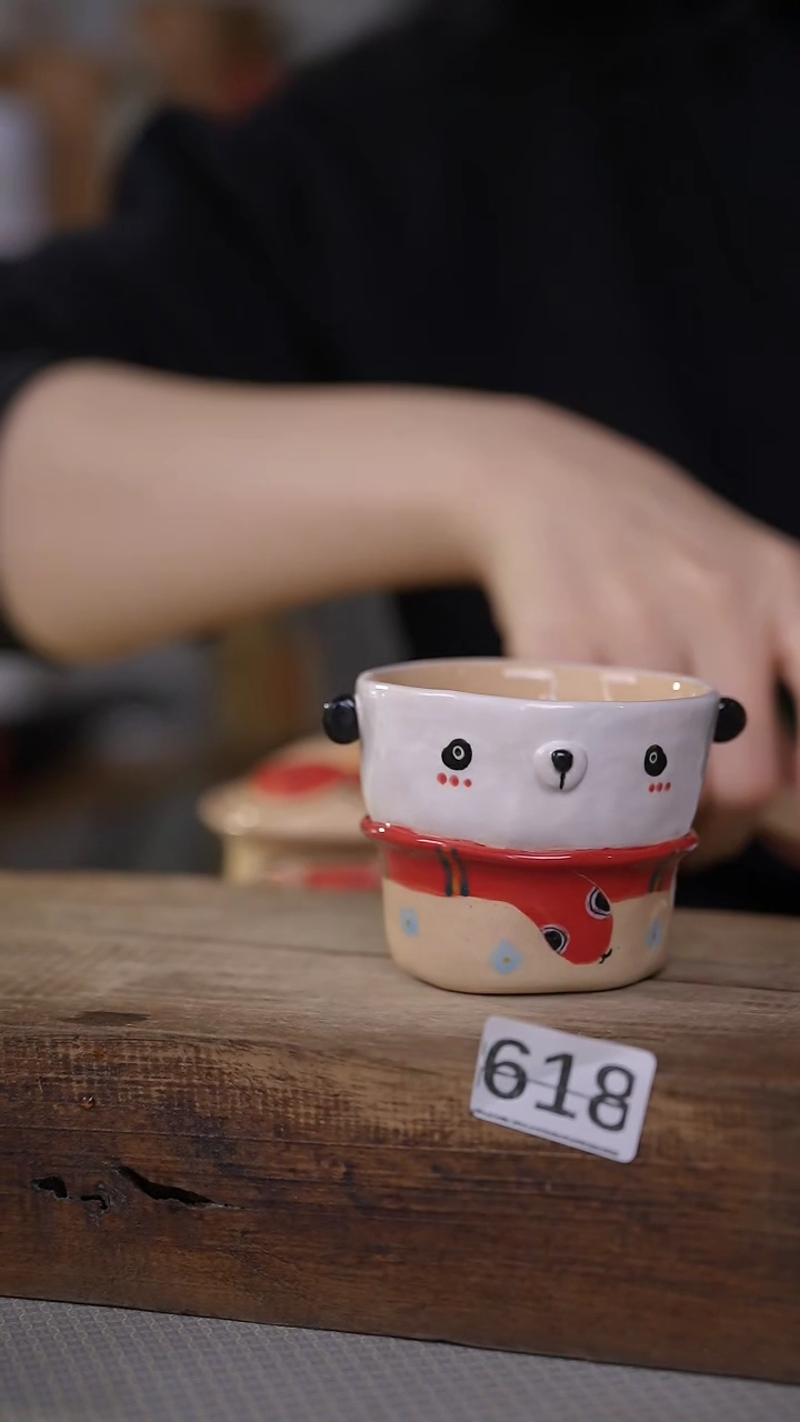 【闪购商品】瓷片手绘·杯/设计师 xudu 款