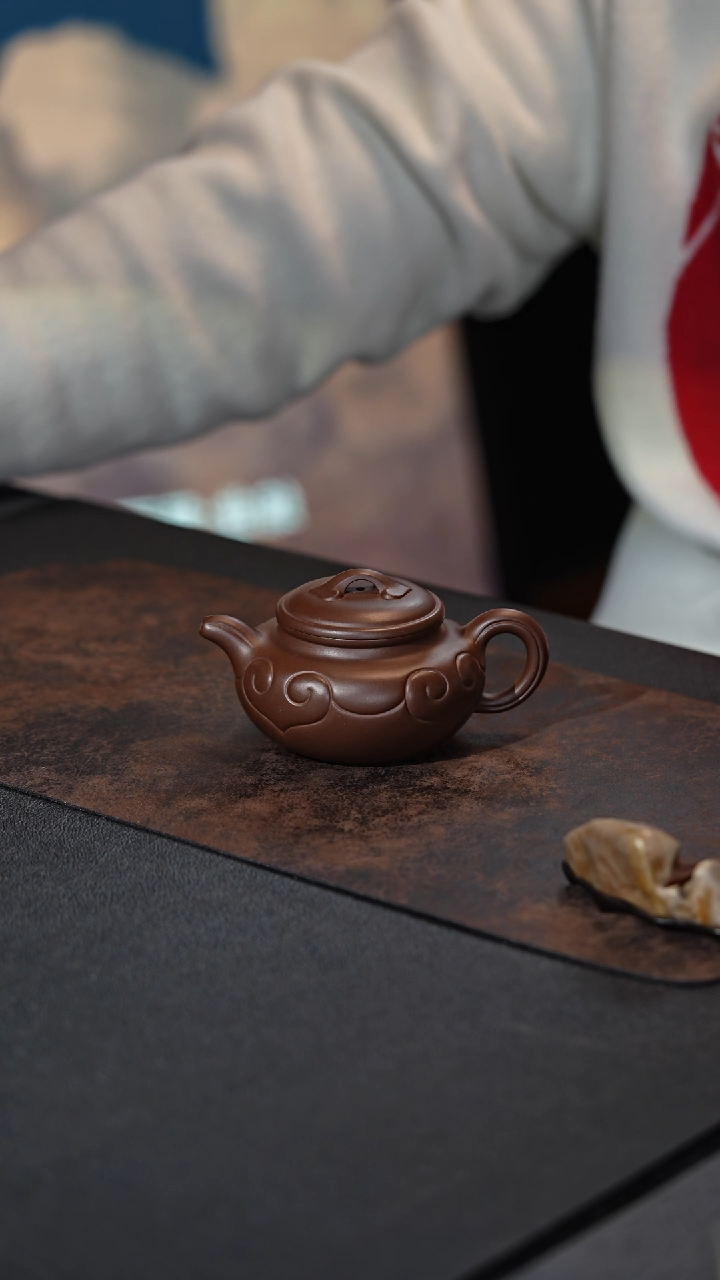 【闪购商品】紫砂茶壶仿古如意