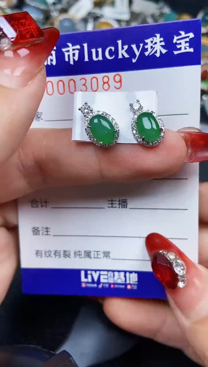 【闪购商品】翡翠颈饰银S925镶嵌3089