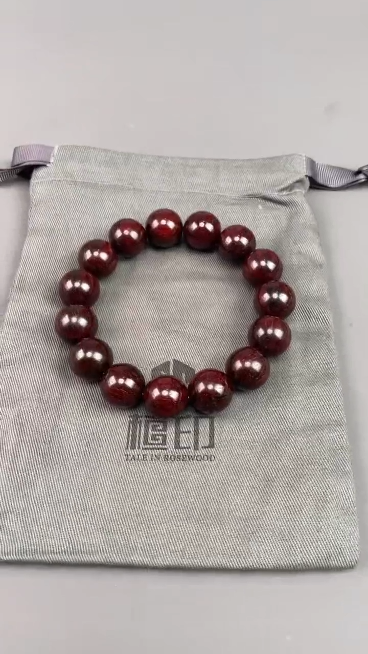 【闪购商品】檀香紫檀（小叶紫檀）手串/手链印度小叶紫檀 1.5