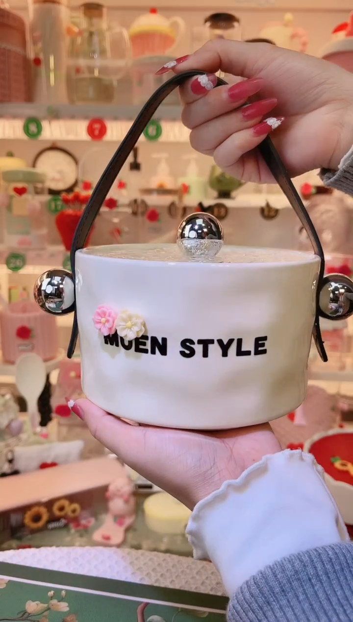 陶瓷糖果提桶——手工制作品质好！
