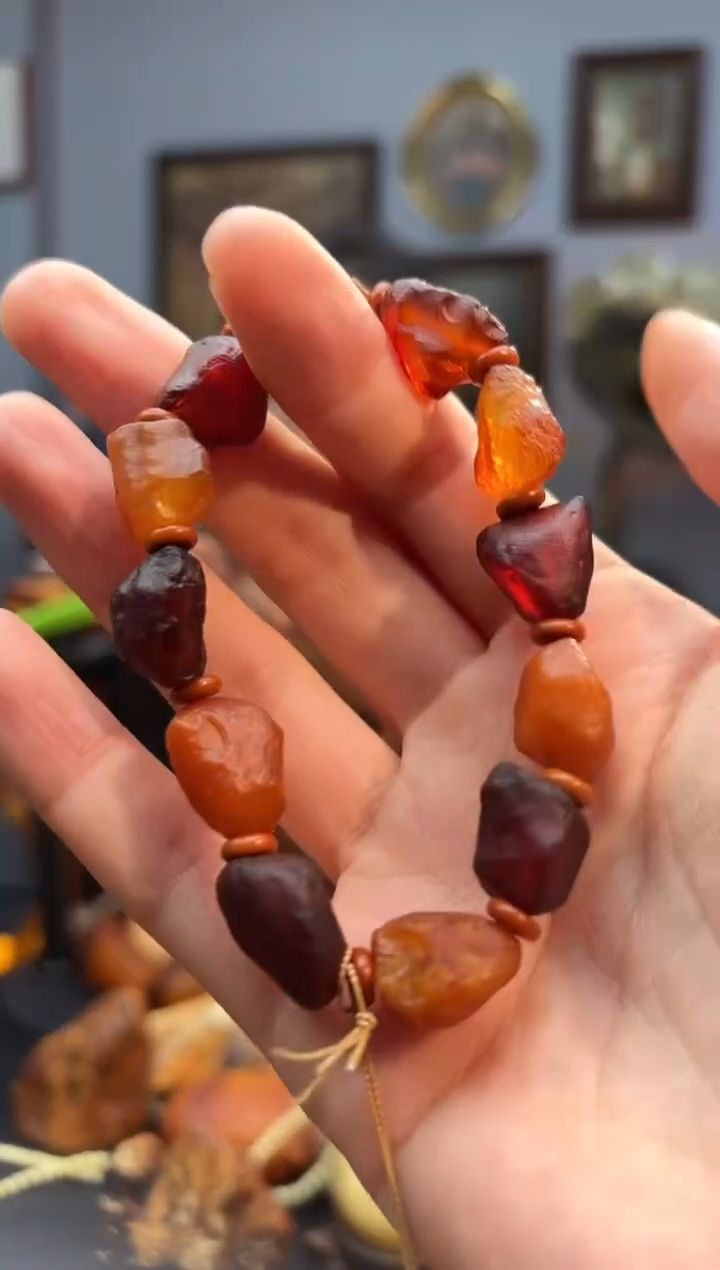手串琥珀未镶嵌手串