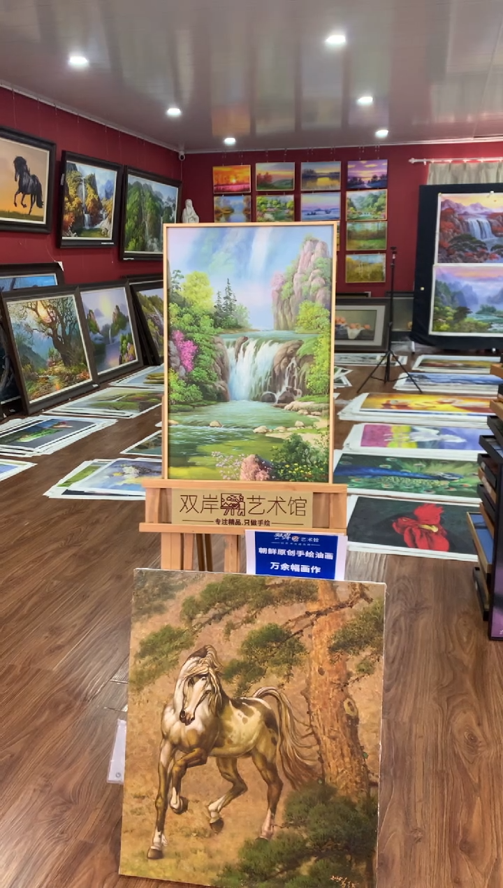 油画【6号】朝鲜原创手绘油画【功勋Ⅰ级画家丨孤品佳作】【顺丰包邮】