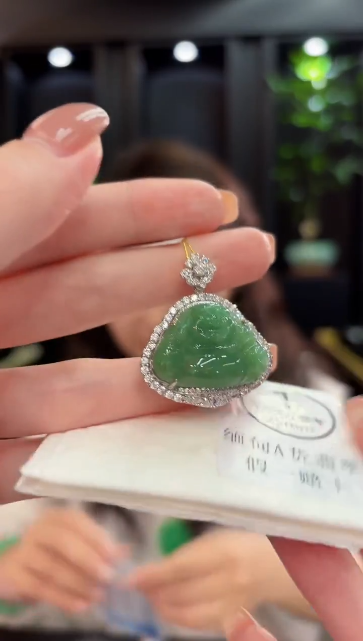 吊坠(不含链)未镶嵌翡翠 缅甸A货/支持复检/一件