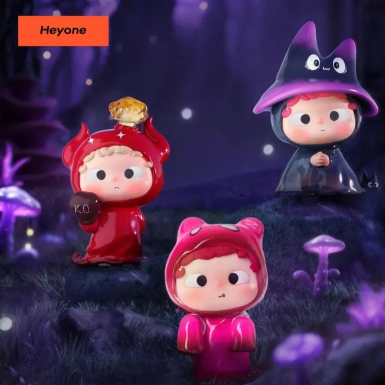 【只只拆盒】Heyone欧崽兜帽历险记MINI盲盒正版潮玩摆件