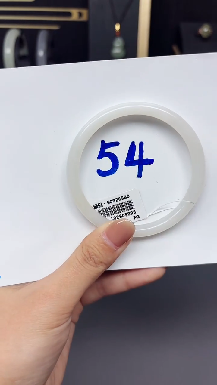 未镶嵌手镯和田玉6880