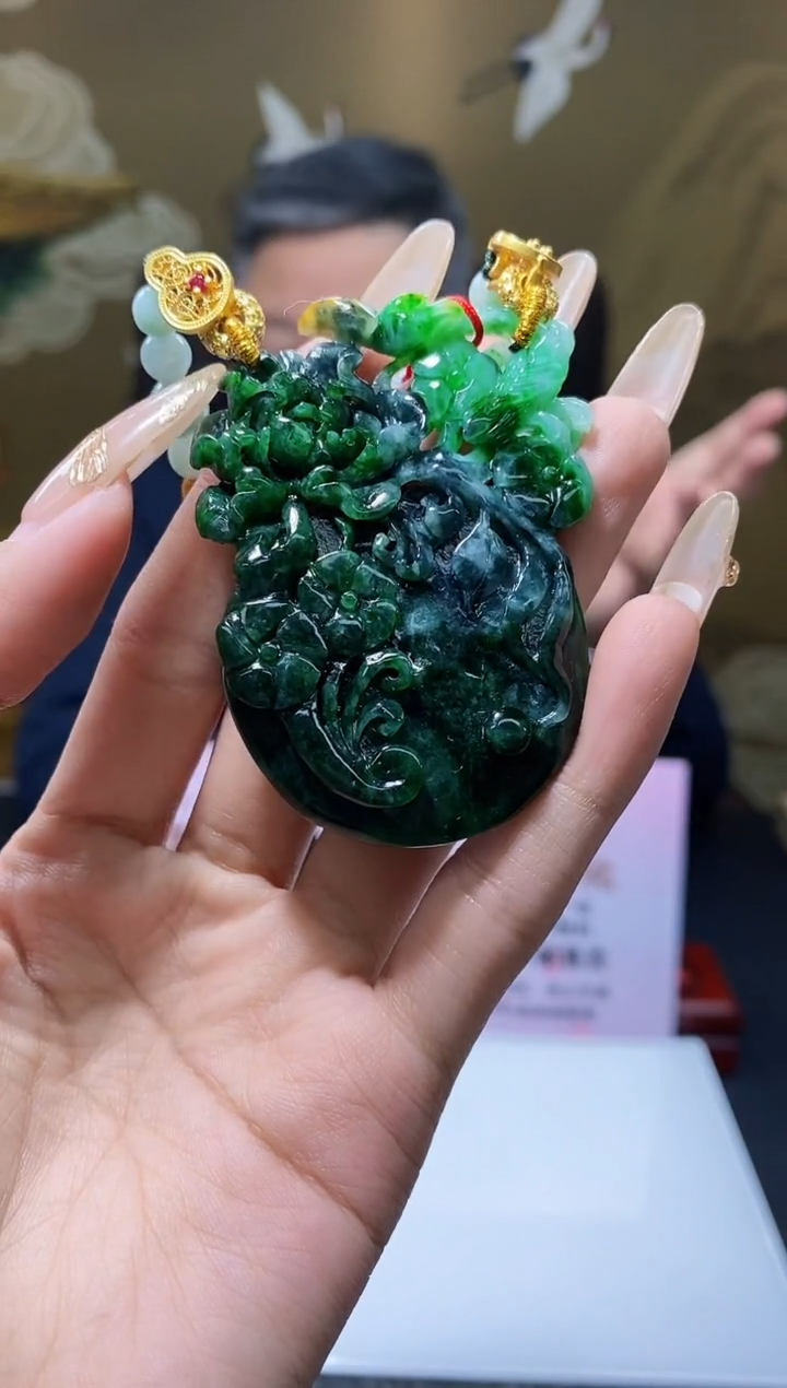 【闪购商品】翡翠颈饰未镶嵌Q-@@KJZC011559