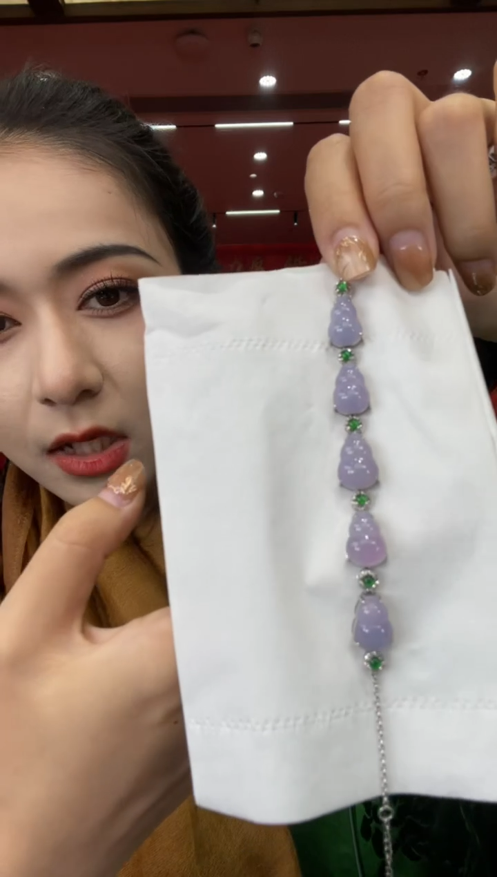 【闪购商品】定制翡翠18K金镶嵌DDH82629/发一件