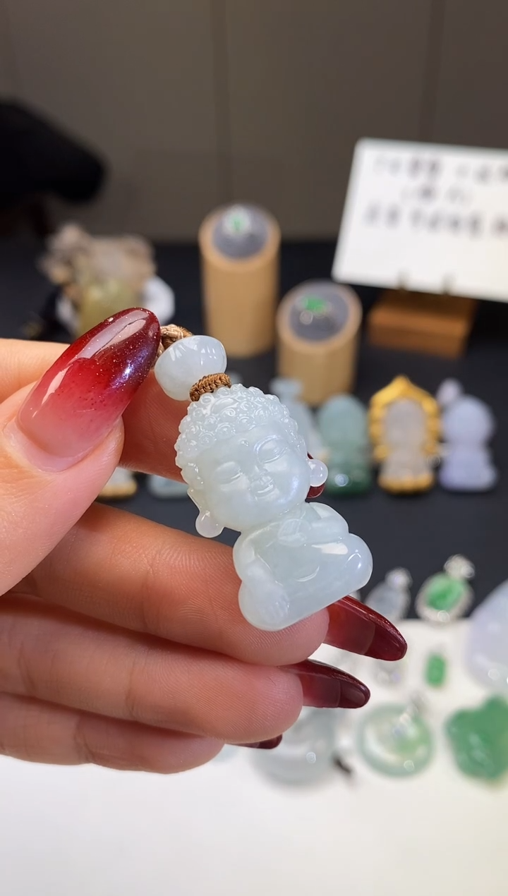 【闪购商品】翡翠吊坠(不含链)未镶嵌宝宝佛