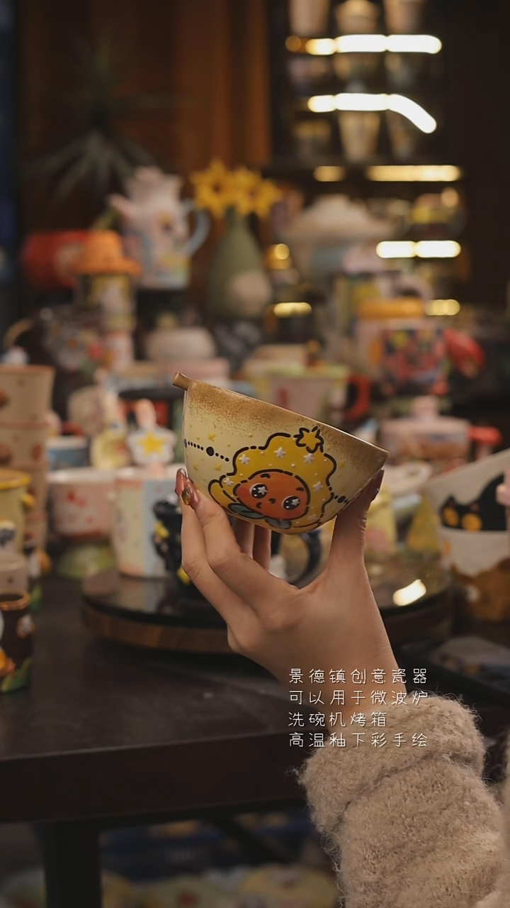 景德镇釉下彩绘设计师款式陶瓷