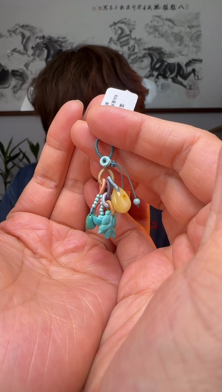 【闪购商品】绿松石提溜未镶嵌时尚百搭A17069