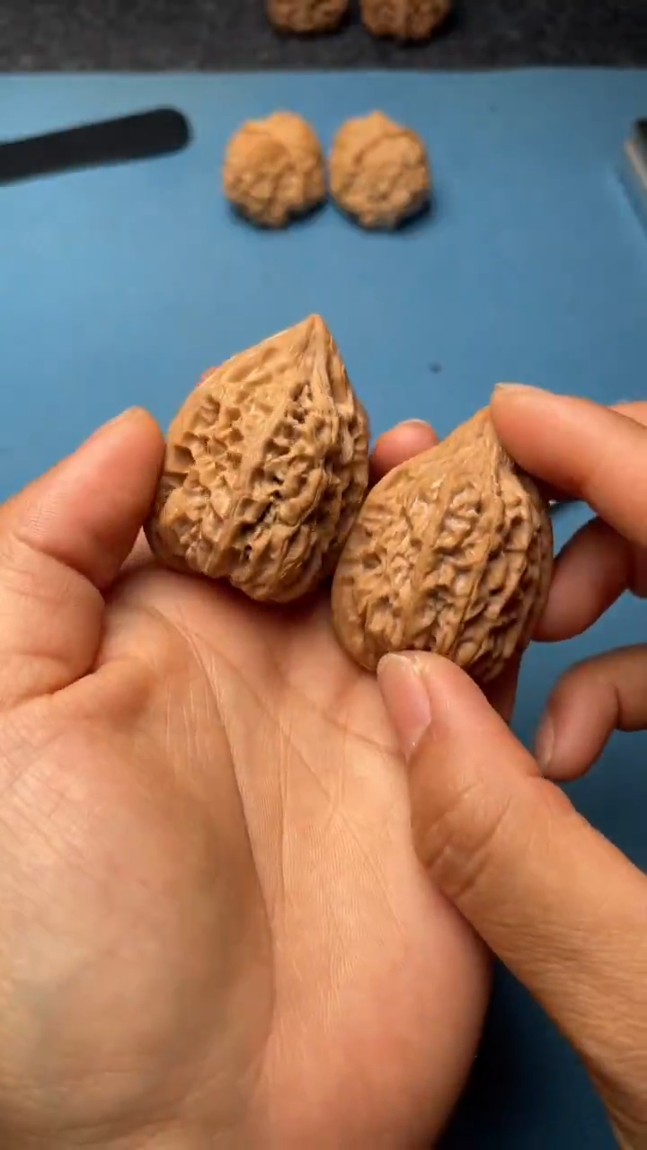 桃核把件w177  鸭嘴  34尺