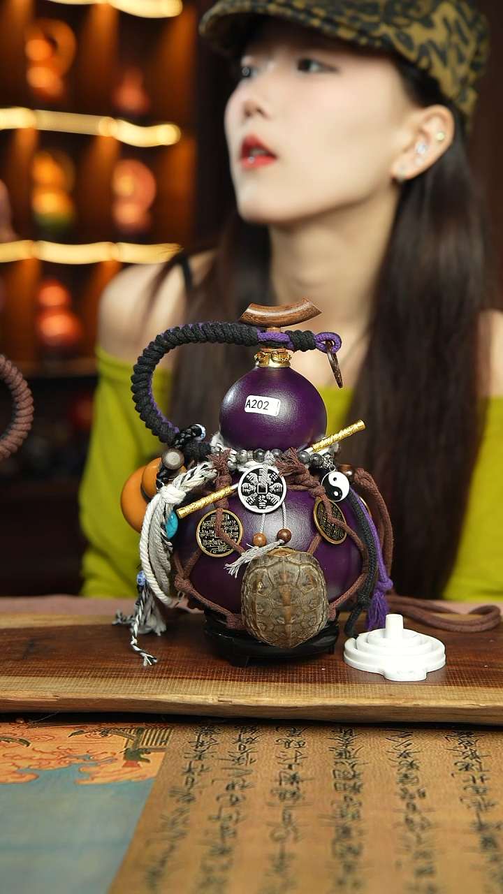 203号精品大漆酒葫芦防腐防渗装水茶酒