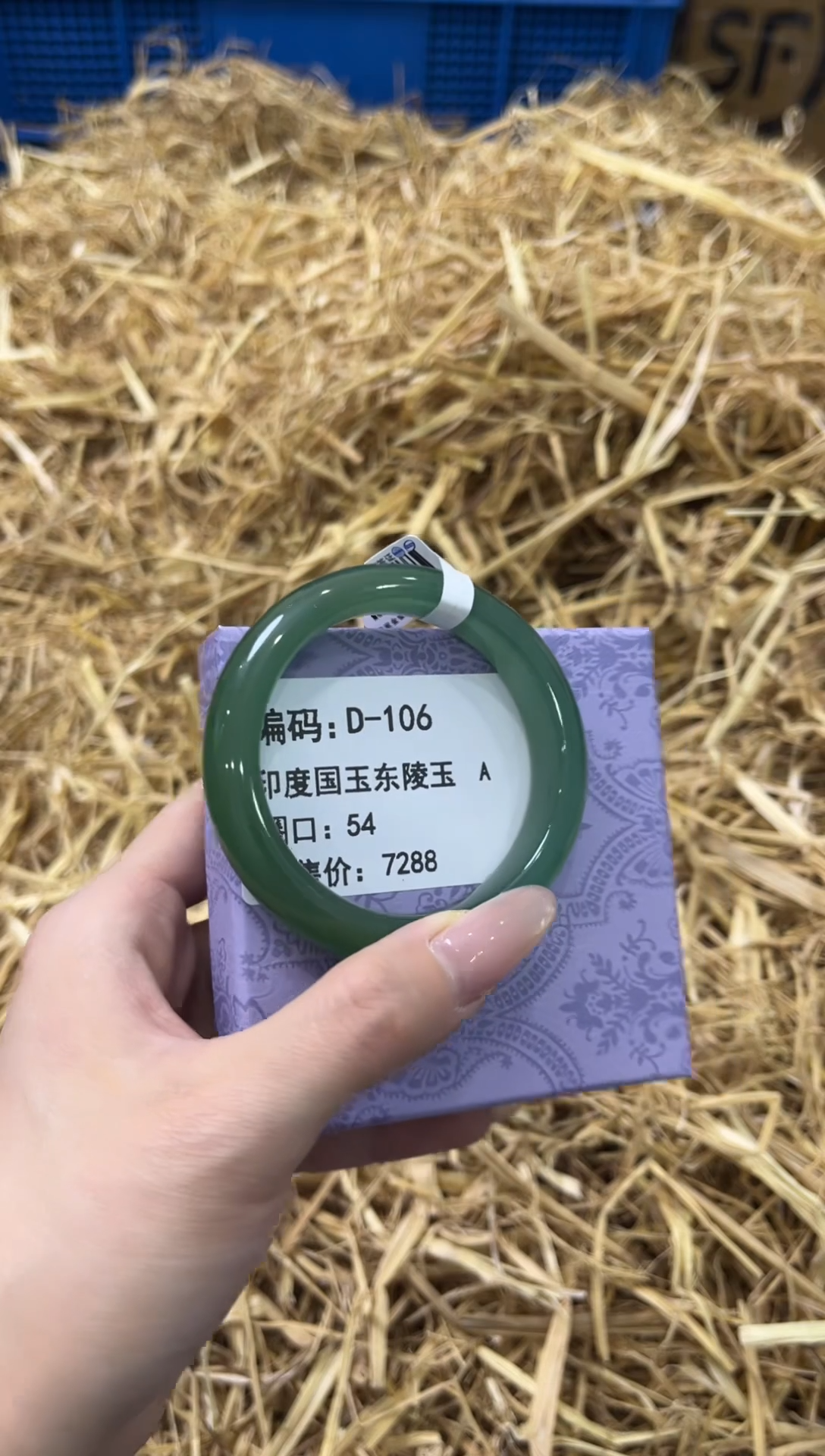 未镶嵌手镯石英质玉D-106
