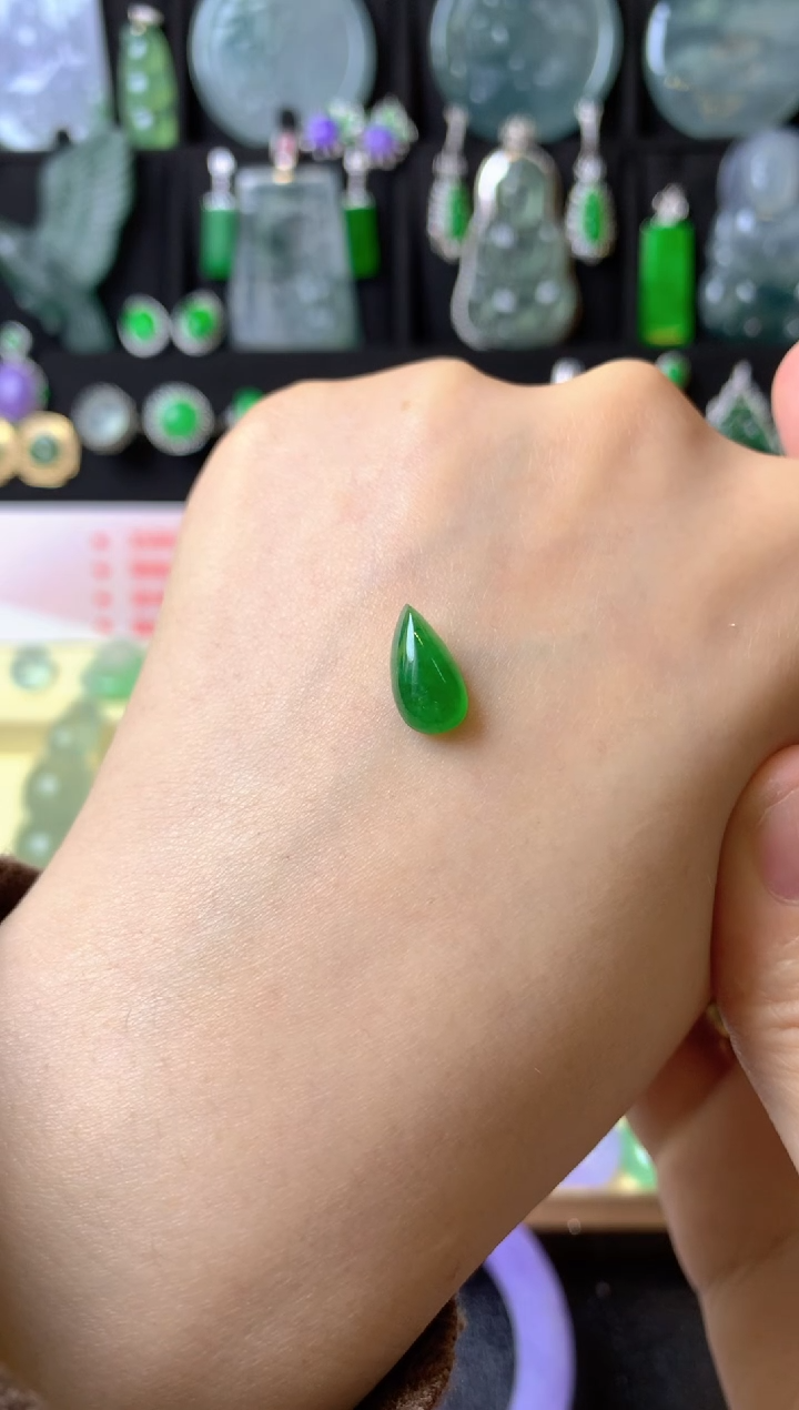 【闪购商品】定制翡翠未镶嵌1裸玉（客户意向镶嵌）