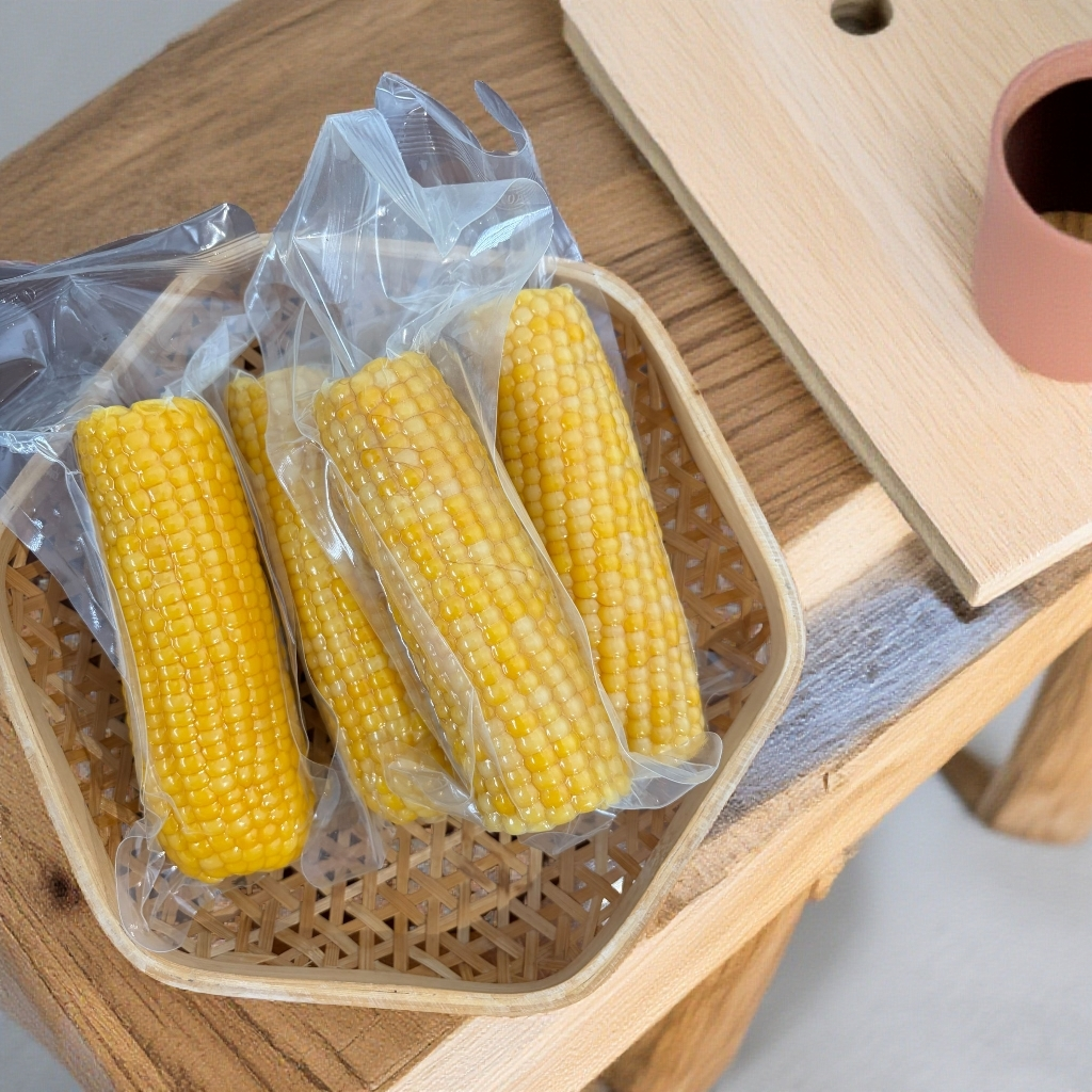 新疆头茬黄糯玉米真空包装软糯粘低糖膳食适合当早餐*8根