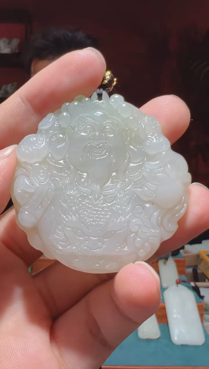 【闪购商品】和田玉吊坠(不含链)未镶嵌1