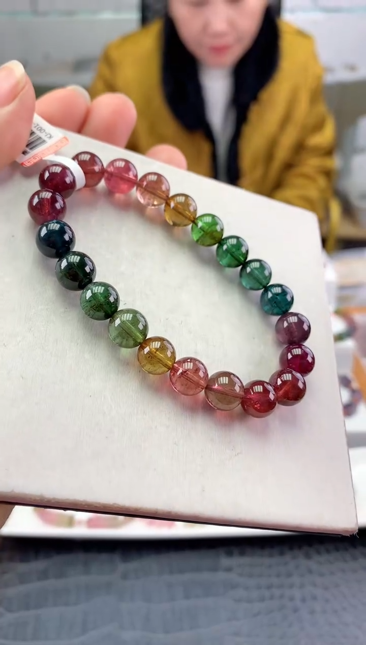 未镶嵌手串碧玺多样性发一条