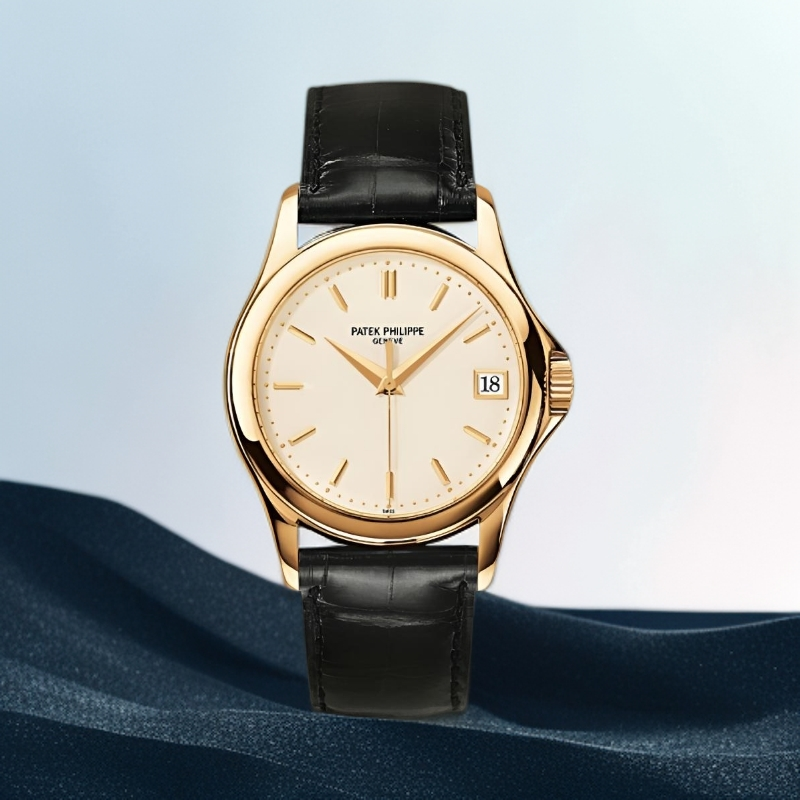 99新 Patek Philippe/百达翡丽 卡拉卓华系列男士/自动机械/黄金
