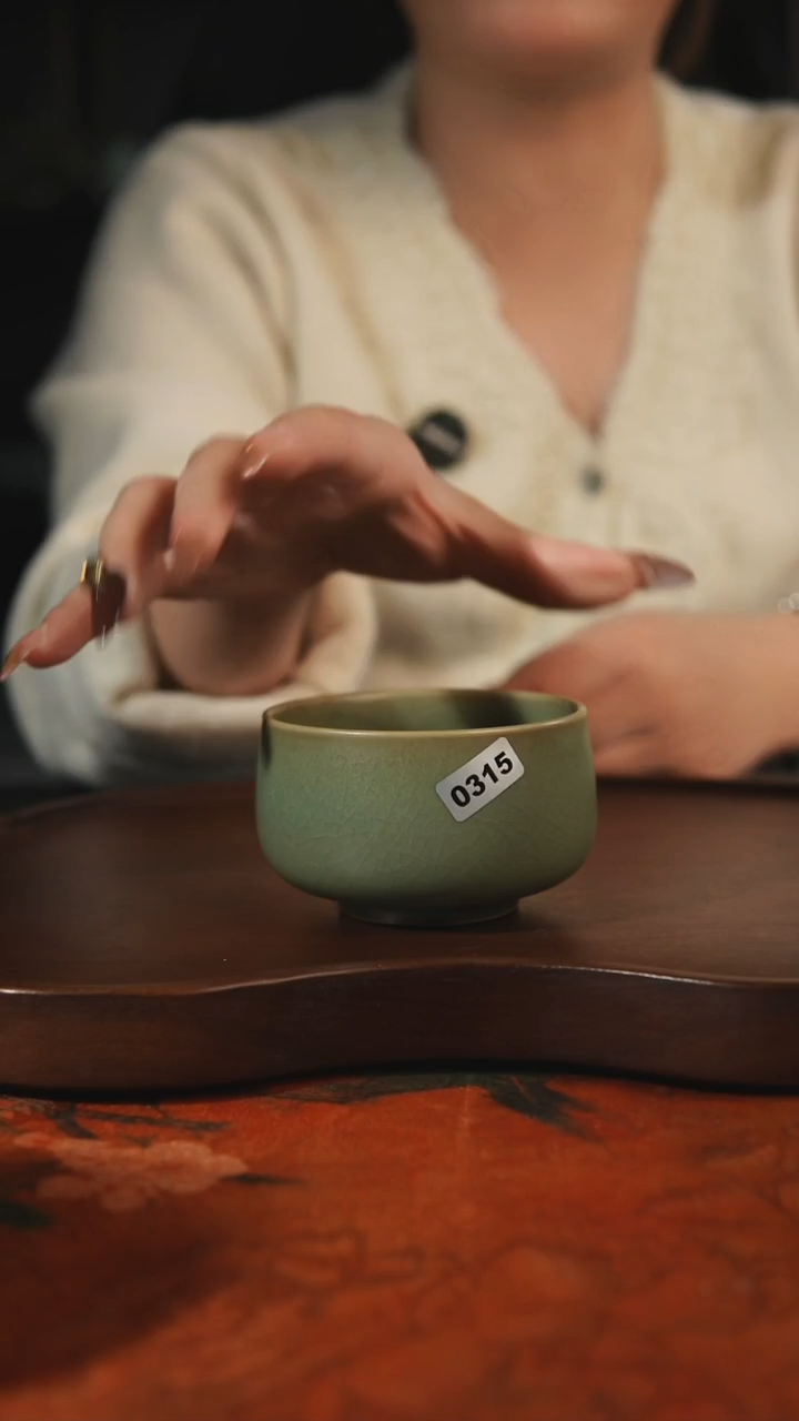 杯子瓷汝州原产地原矿仿古老釉q315
