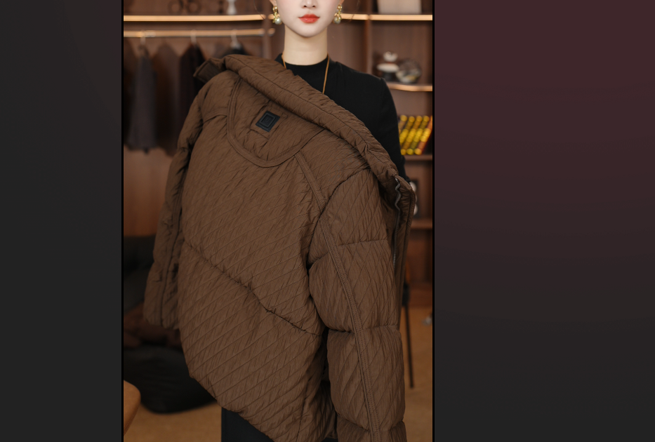 2025冬季新款时尚流行气质百搭高级感宽松舒适保暖羽绒服