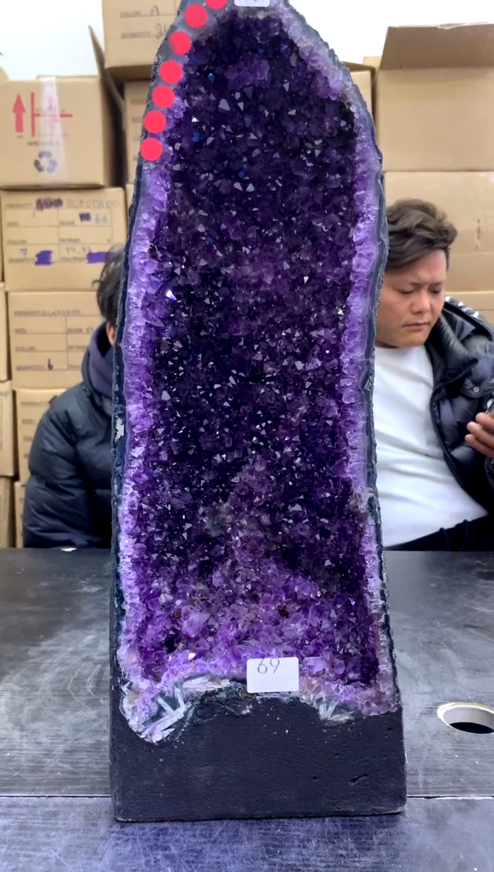 【闪购商品】水晶摆件未镶嵌天然紫水晶摆件69