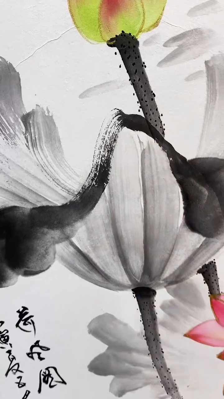 国画画都展厅明德老师国画作品4