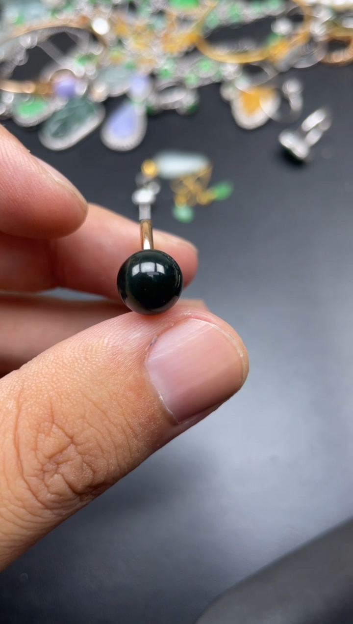 【闪购商品】翡翠颈饰18K金镶嵌遇见寄售商品不退不换