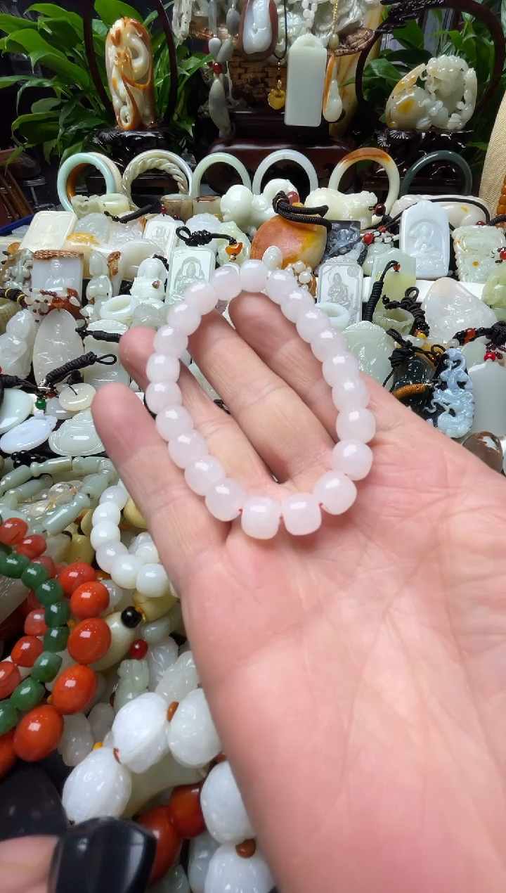 未镶嵌手串和田玉?***林手串