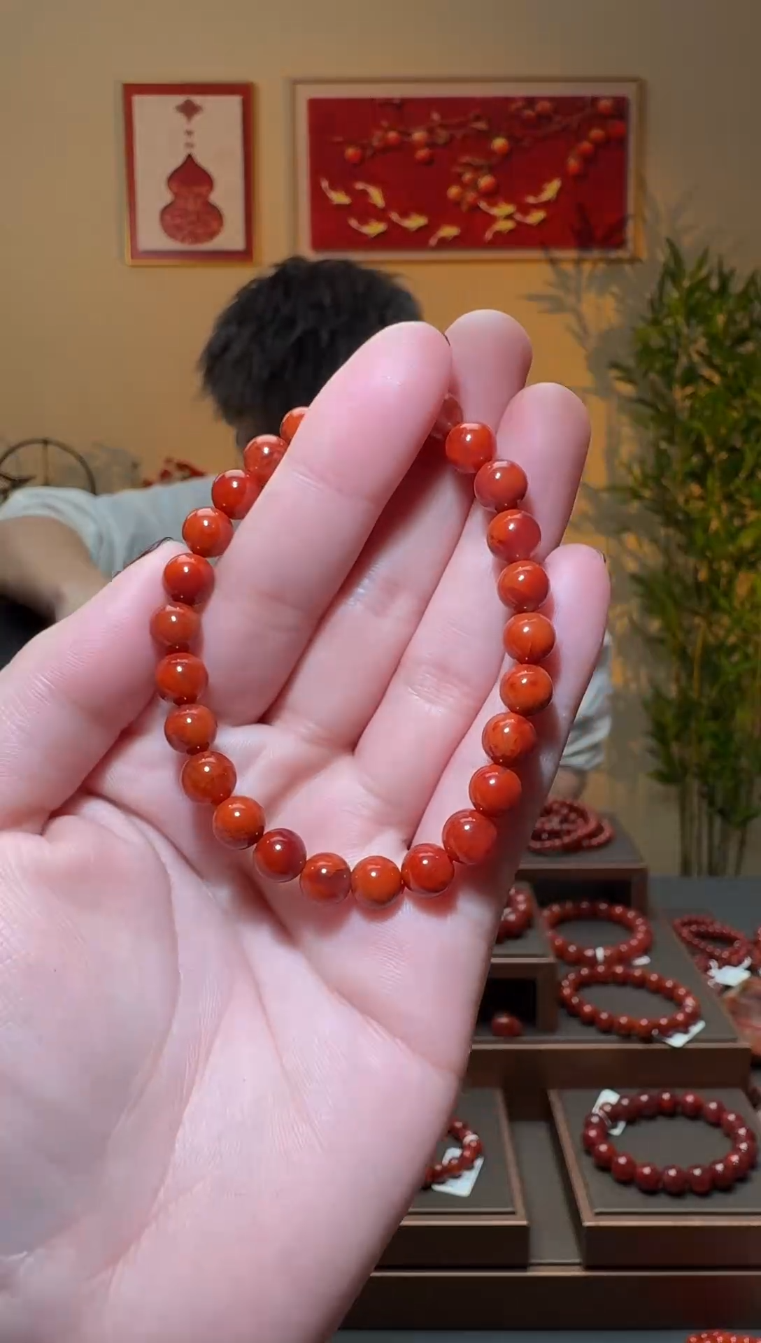 【闪购商品】南红玛瑙手串未镶嵌一条约7mm 多样性发货