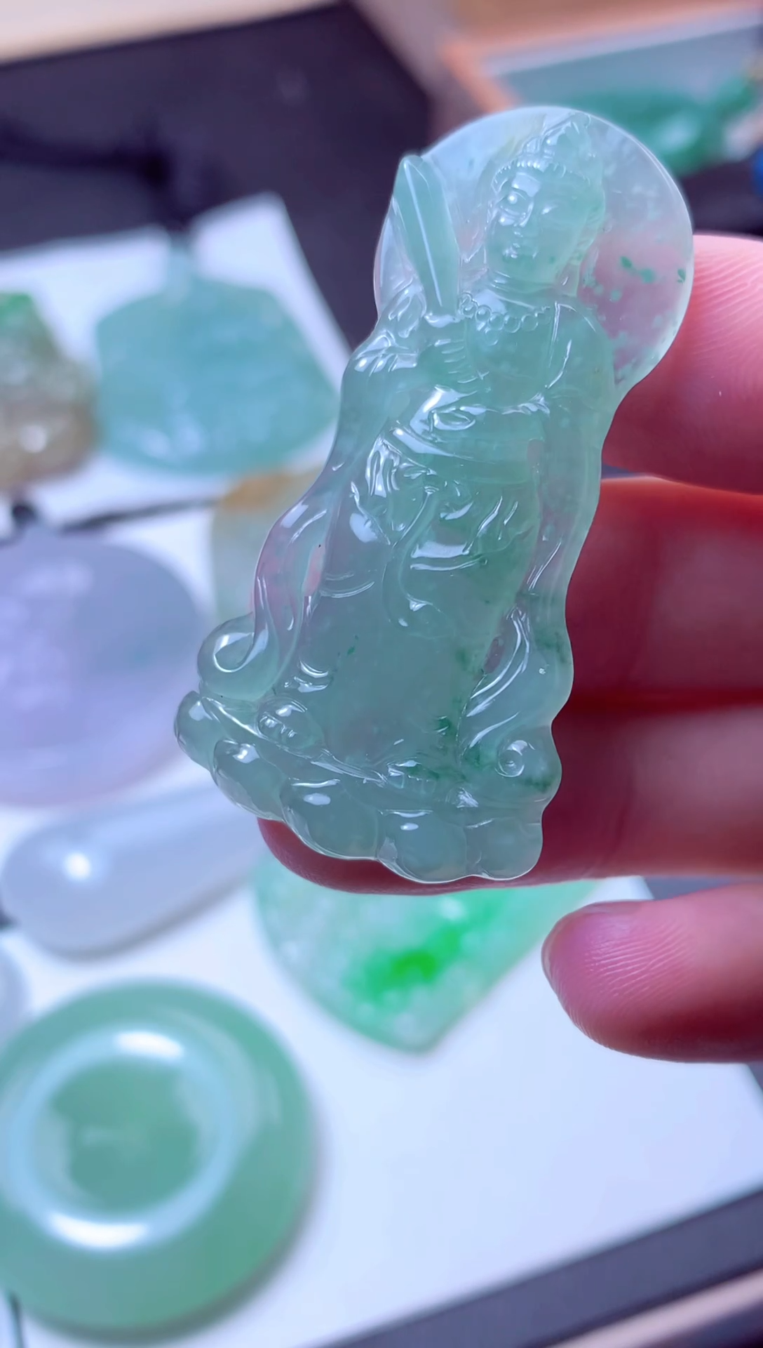 颈饰未镶嵌翡翠天然A货翡翠